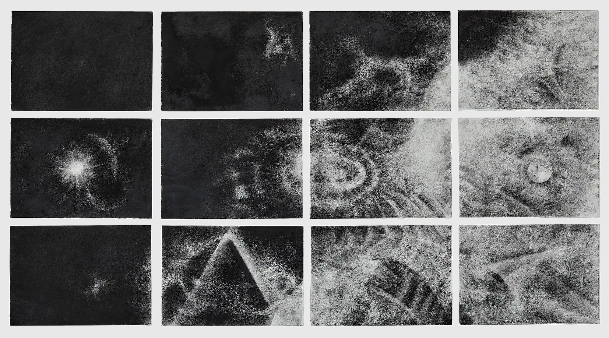 Pastellzeichnung auf Luftpostpapier